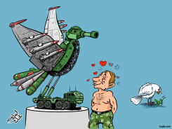 PUTIN & PEACE by Osama Hajjaj