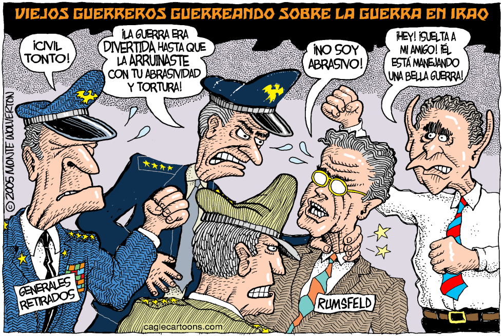  RUMSFELD Y LOS GENERALES  by Wolverton