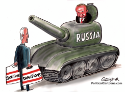 PUTIN AND BIDEN by Christo Komarnitski