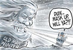OLD MAN WINTER by Jeff Koterba