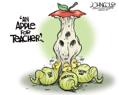 AN APPLE FOR TEACHER by John Cole