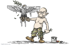 PUTIN'S PEACE DOVE by Martin Sutovec