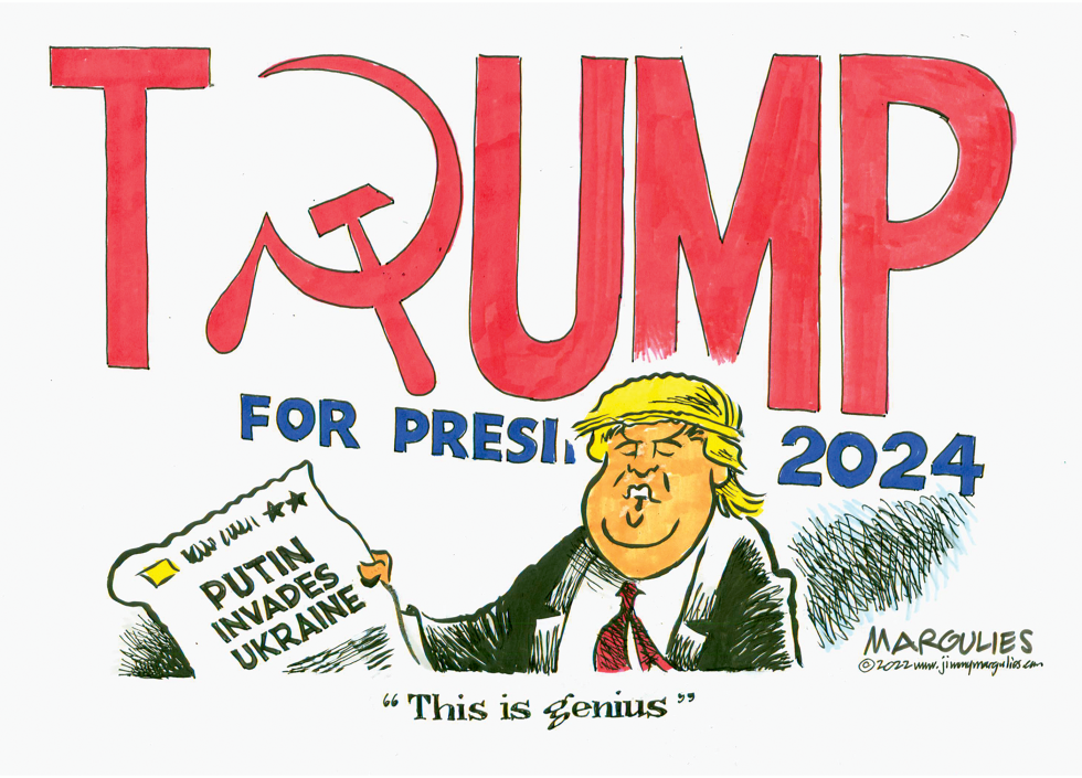 Trump backs Putin Invasion of Ukraine