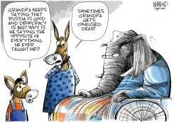 LOSING THEIR WAY by Dave Whamond