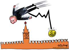PUTIN BOMBS KREMLIN by Christo Komarnitski