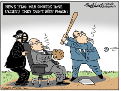 MLB LOCKOUT by Bob Englehart