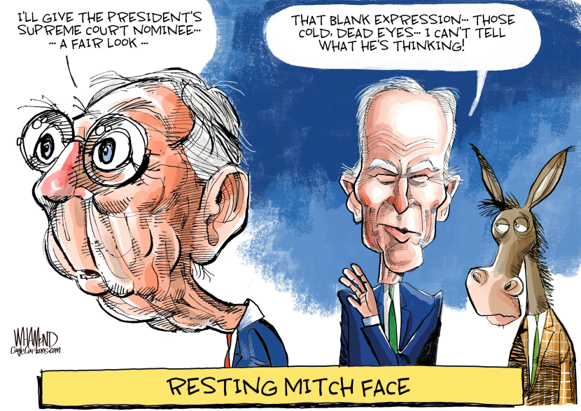 Resting Mitch Face