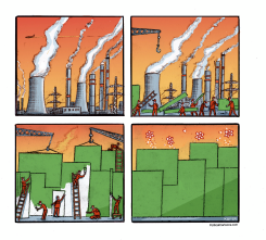 GREEN WASHING by Peter Kuper