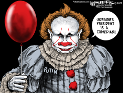 KILLER CLOWN PUTIN by Kevin Siers