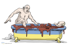 LUKASHENKO AND PUTIN by Martin Sutovec