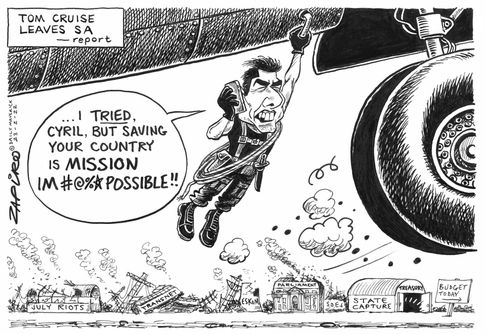 Tom Cruise Leaves SA