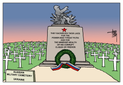 FALLEN RUSSIAN SOLDIERS by Arend van Dam