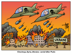 SERIAL KILLER PUTIN by Arend van Dam