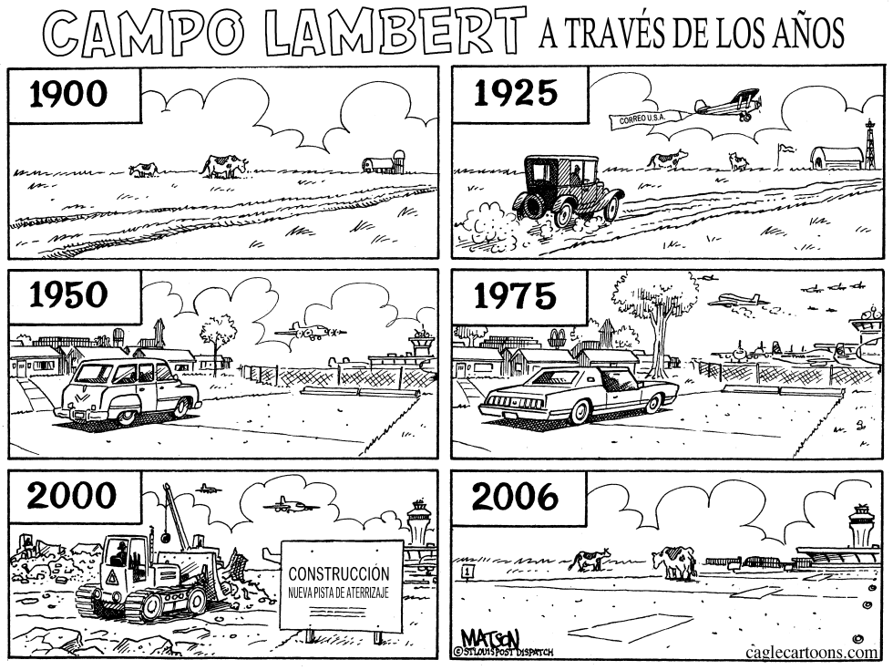 La Pista de Aterrizaje del Aeropuerto de St. Louis a Ninguna Parte