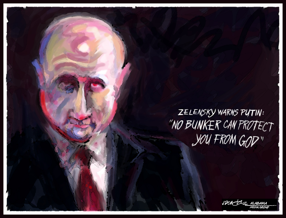 Putin Zelensky God