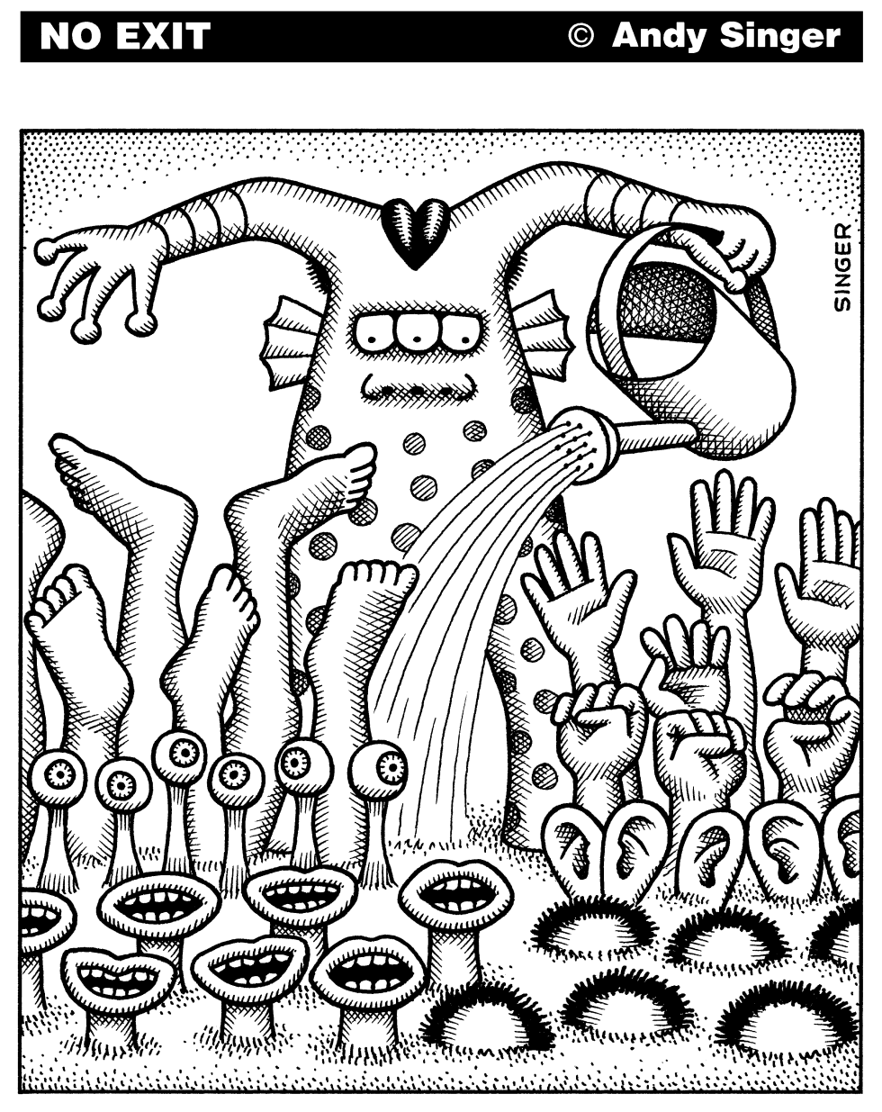 Alien Body Part Garden