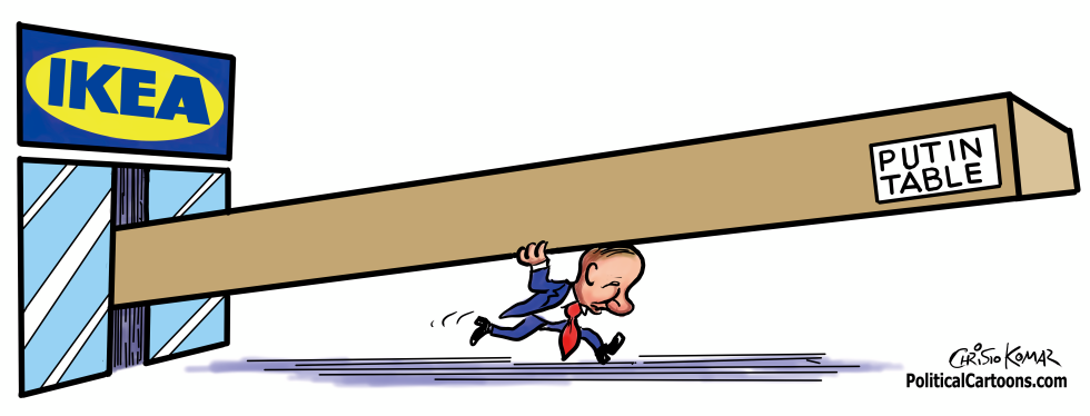 Putin looting IKEA
