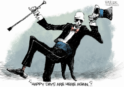 DEATH’S HAPPY DAYS  by Rivers