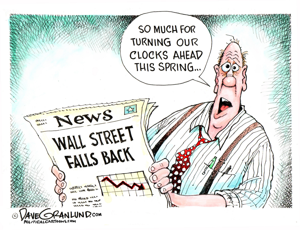 Clocks ahead and Stock Market