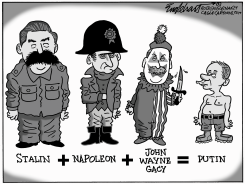 PUTIN A PIECE OF WORK by Bob Englehart