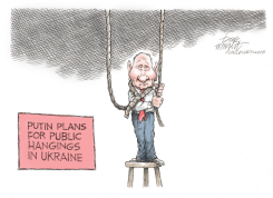 PUTIN HANGS HIMSELF by Dick Wright