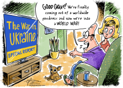 GOODBYE PANDEMIC, HELLO WWIII by Guy Parsons