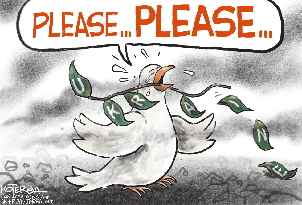 Pleading Dove of Ukraine