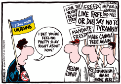 I STAND WITH UKRAINE by Ingrid Rice