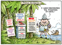 FLORIDA - PONCE DE SANTIS by Christopher Weyant