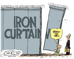 PUTIN REBUILDS THE WALL by John Cole