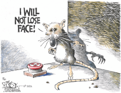 CORNERED PUTIN by John Darkow