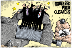 SQUEEZED PUTIN OLIGARCHS by Monte Wolverton