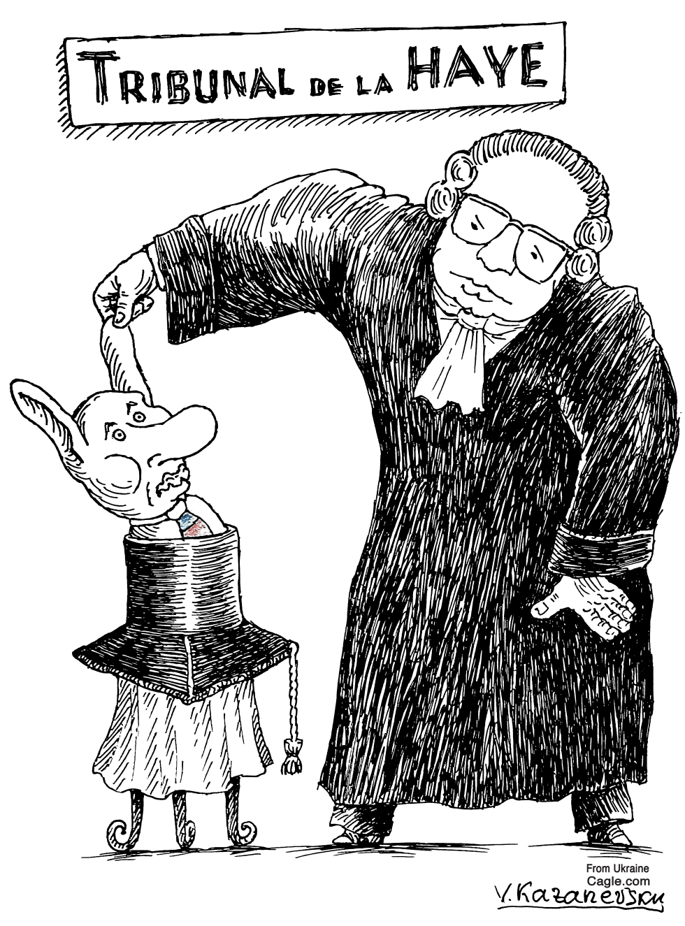 Tribunal in La Havre and Putin