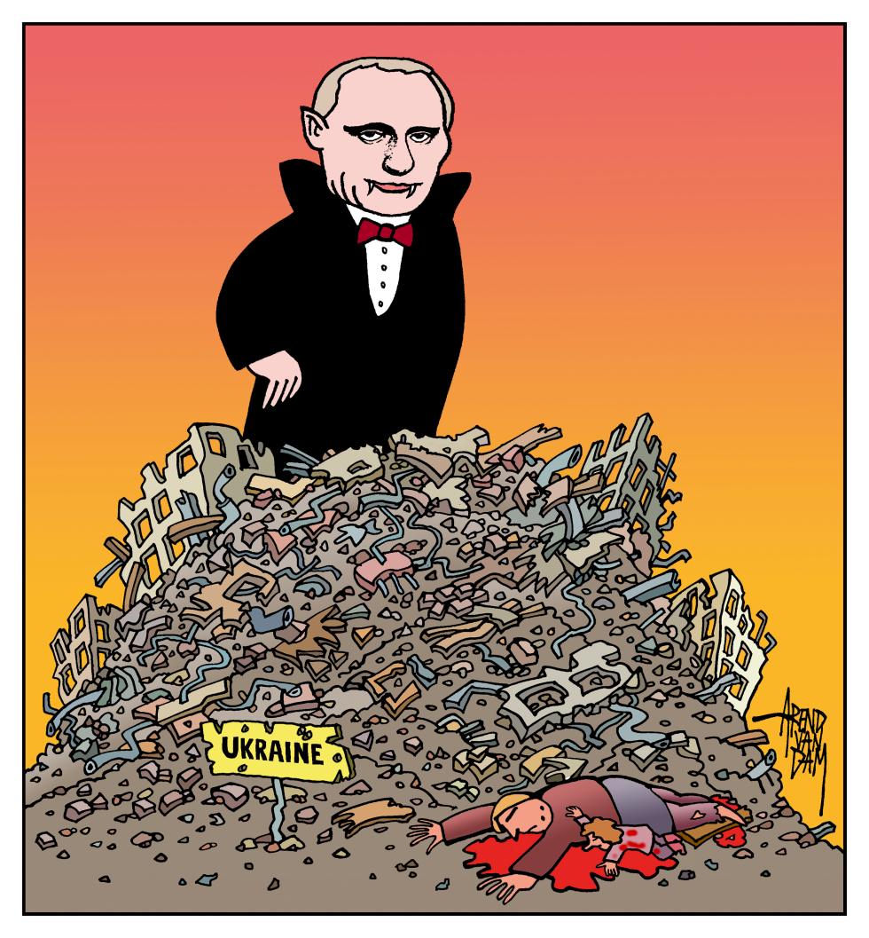 Dracula Putin and Ukraine