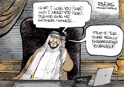BEGGING OPEC  by Rivers