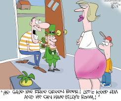 ST. PAT'S LEPRECHAUN by Gary McCoy