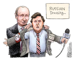 TUCKER CARLSON by Adam Zyglis