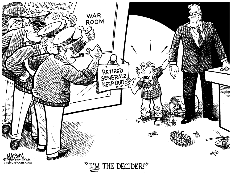 George W. Bush Is The Decider