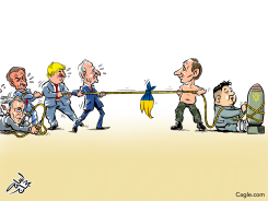 TUG OF WAR ROPE GAME by Osama Hajjaj