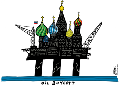 OIL BOYCOTT by Schot