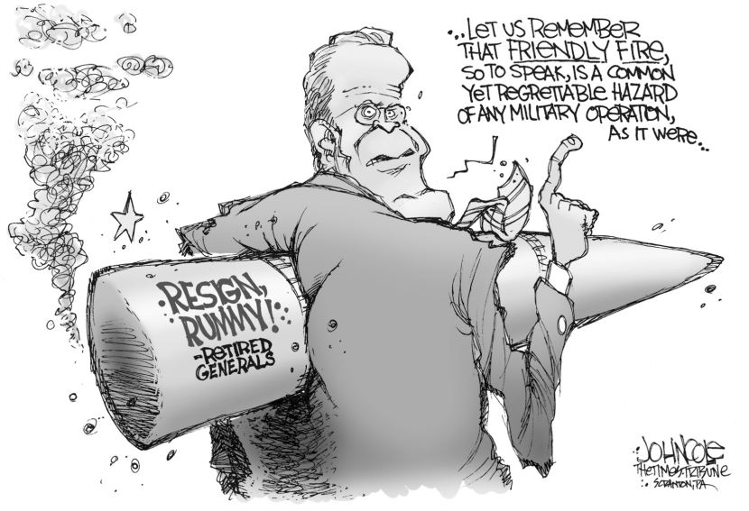 Rumsfeld and friendly fire