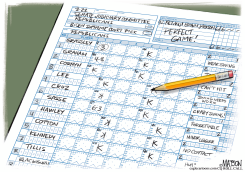 KEEPING SCORE AT JUDGE BROWN JACKSON HEARING by R.J. Matson