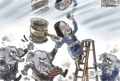 SCOTUS GLASS CEILING  by Jeff Koterba