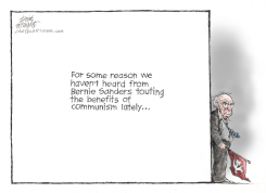 BERNIE QUIET AS PUTIN INVADES UKRAINE by Dick Wright