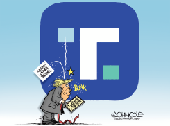 TRUMP'S TRUTH SOCIAL FLOP by John Cole