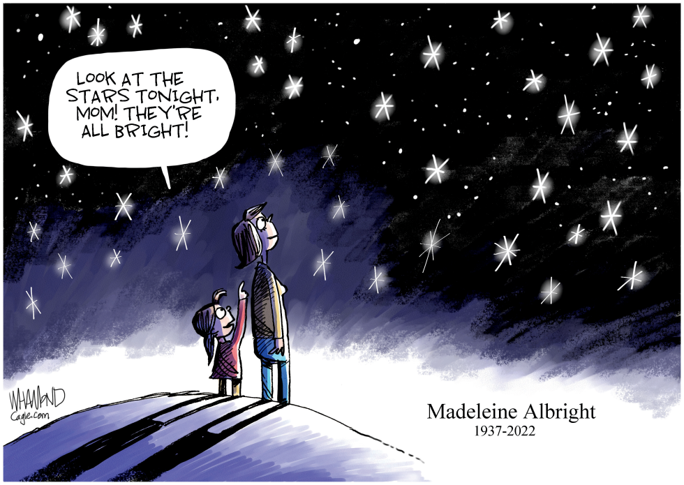 RIP MADELEINE ALBRIGHT by Dave Whamond