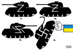 RUSSIAN Z SYMBOL CHANGES by Rainer Hachfeld