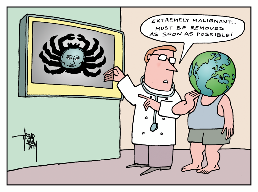 malignant Putin