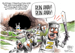 RUSSIA PULLS BACK FORCES by Dave Whamond