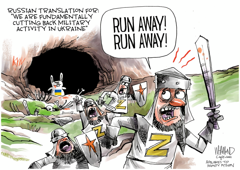 Russia pulls back forces
